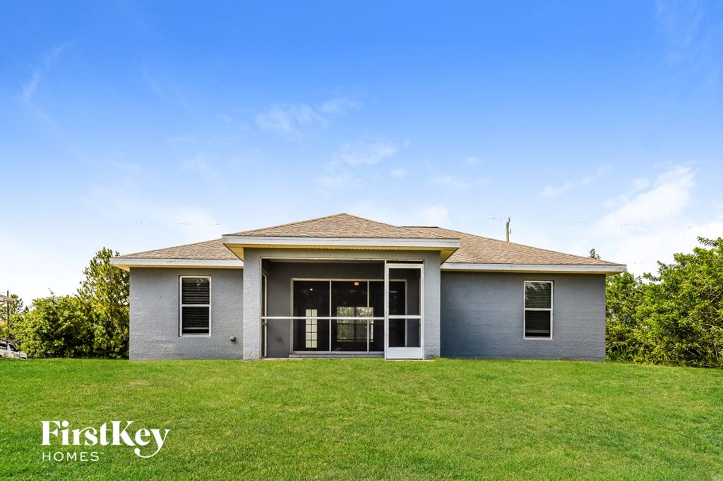 a small with a grassy yard