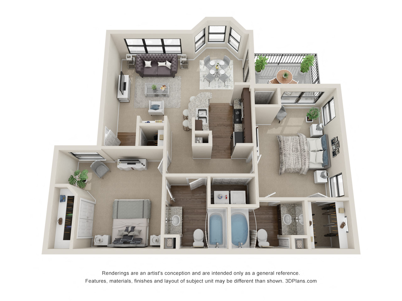 B1 Catamaran Floor Plan at The Legends at Eagle Mountain Lake, Fort Worth