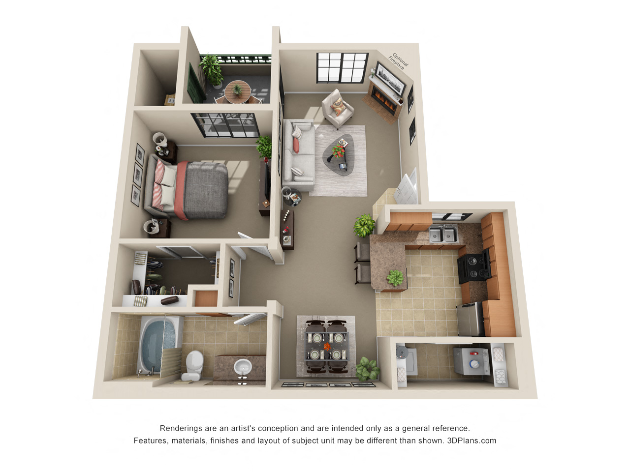 Sago Floor Plan at Adiamo Palm Valley, Goodyear, 85395