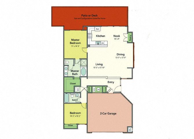 Two Bedroom Apartments in Napa, Ca l Towpath Village