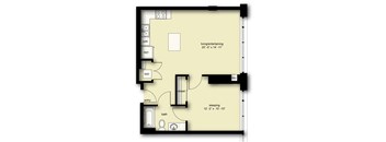 1 Bed 1 Bath B3