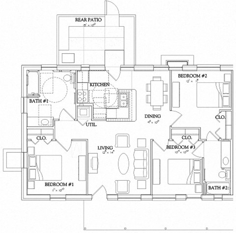 252 North Lauderdale Studio-3 Beds Apartment, Townhouse for Rent - Photo Gallery 56