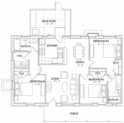 252 North Lauderdale Studio-3 Beds Apartment, Townhouse for Rent - Photo Gallery 54