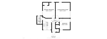 3 Bedrooms, 1 Bathroom