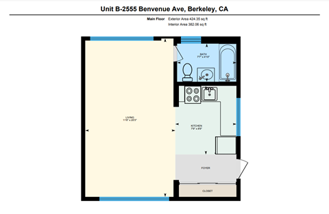 2549-2555 Benvenue Ave. Studio-3 Beds Apartment for Rent - Photo Gallery 10