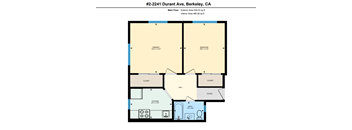 2 Bedrooms, 1 Bathroom