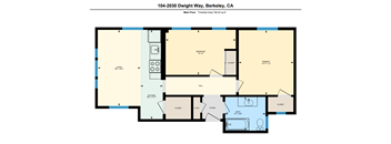 2 Bedrooms, 1 Bathroom