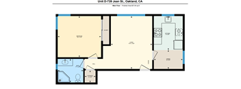 1 Bedroom, 1 Bathroom