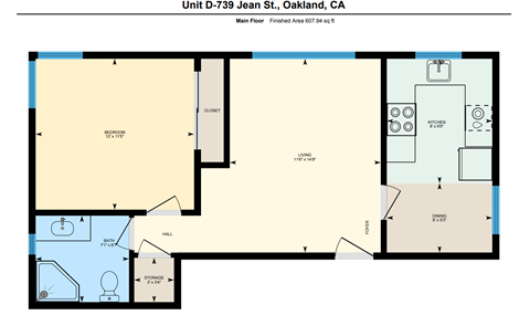 739 Jean St. 1 Bed Apartment for Rent - Photo Gallery 5