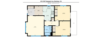 2 Bedrooms, 1 Bathroom