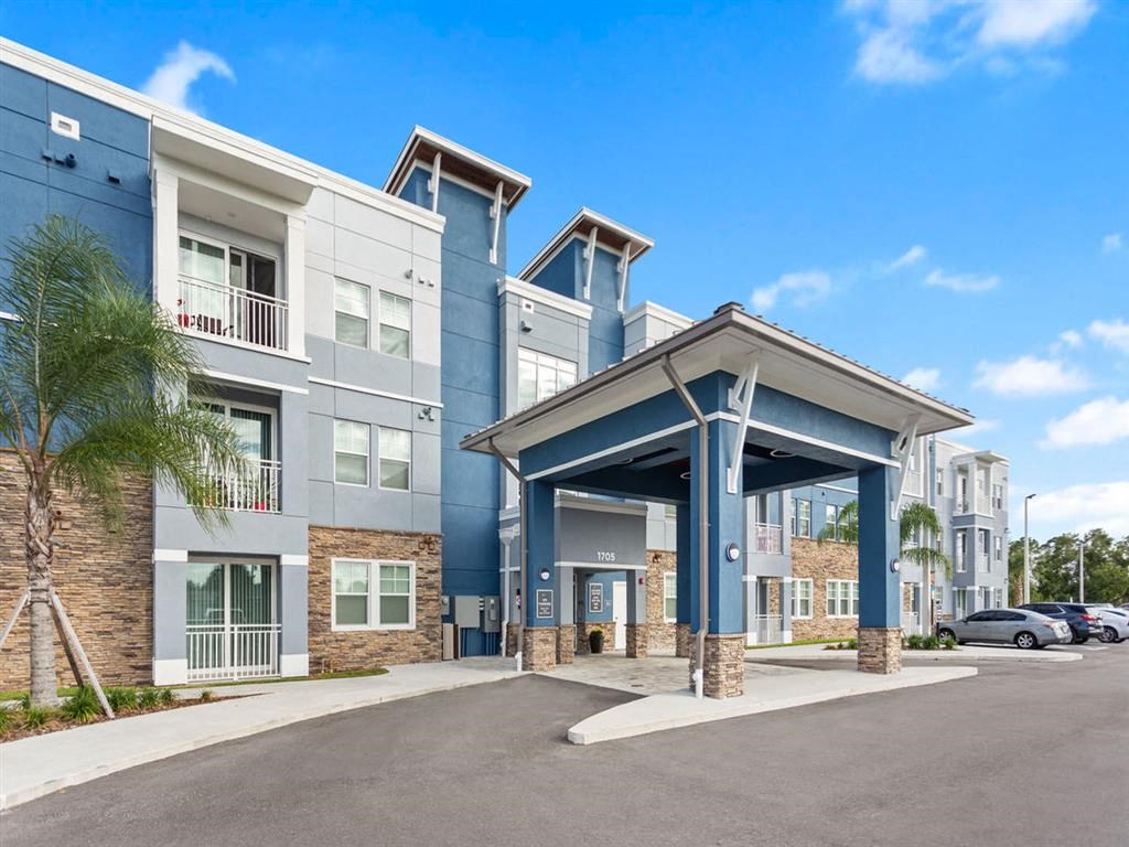 the building where the apartment is located