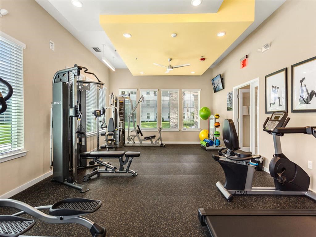 the gym at the enclave at photo
