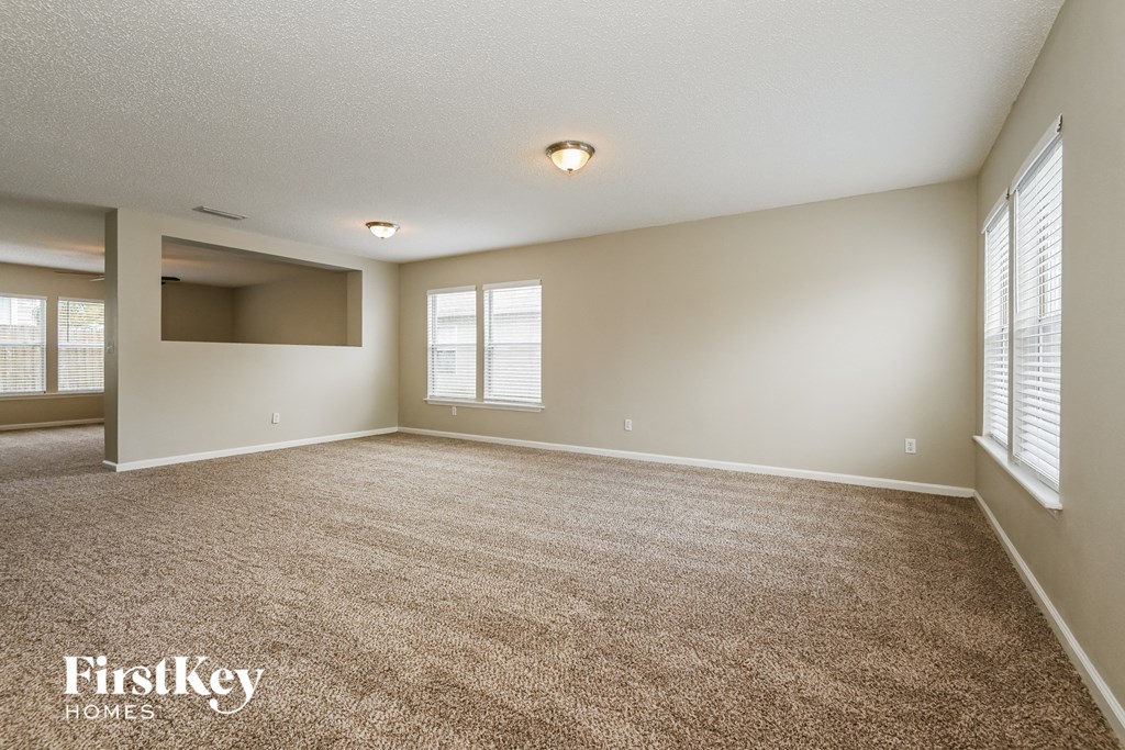 the living room is spacious and ready for you to use