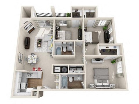 7550 S. Blackhawk St 1-3 Beds Apartment for Rent - Photo Gallery 34