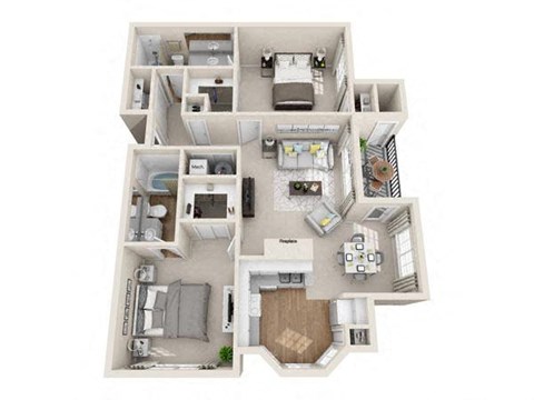 7550 S. Blackhawk St 1-3 Beds Apartment for Rent - Photo Gallery 32