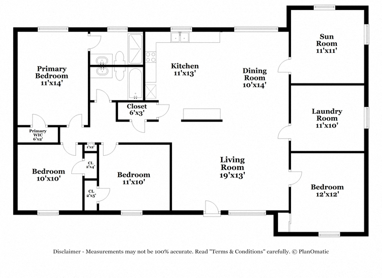 a floor plan of a house with a bedroom and a living room