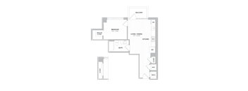 1 Bed/1 Bath-A1