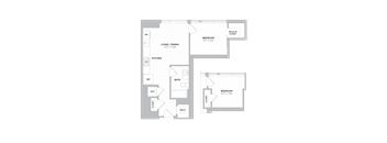 1 Bed/1 Bath-A2