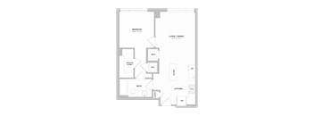 1 Bed/1 Bath-A3