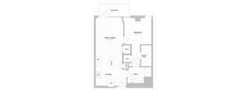 1 Bed/1 Bath-A4