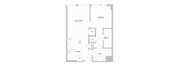1 Bed/1 Bath-A5