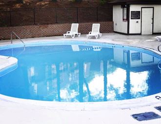 the pool is clean and ready for the guests to use