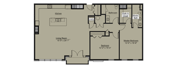 2 Bedrooms, 2 Bathrooms