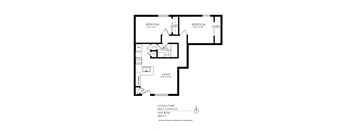 2 Bedroom Floorplan