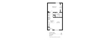 1 Bedroom Floorplan