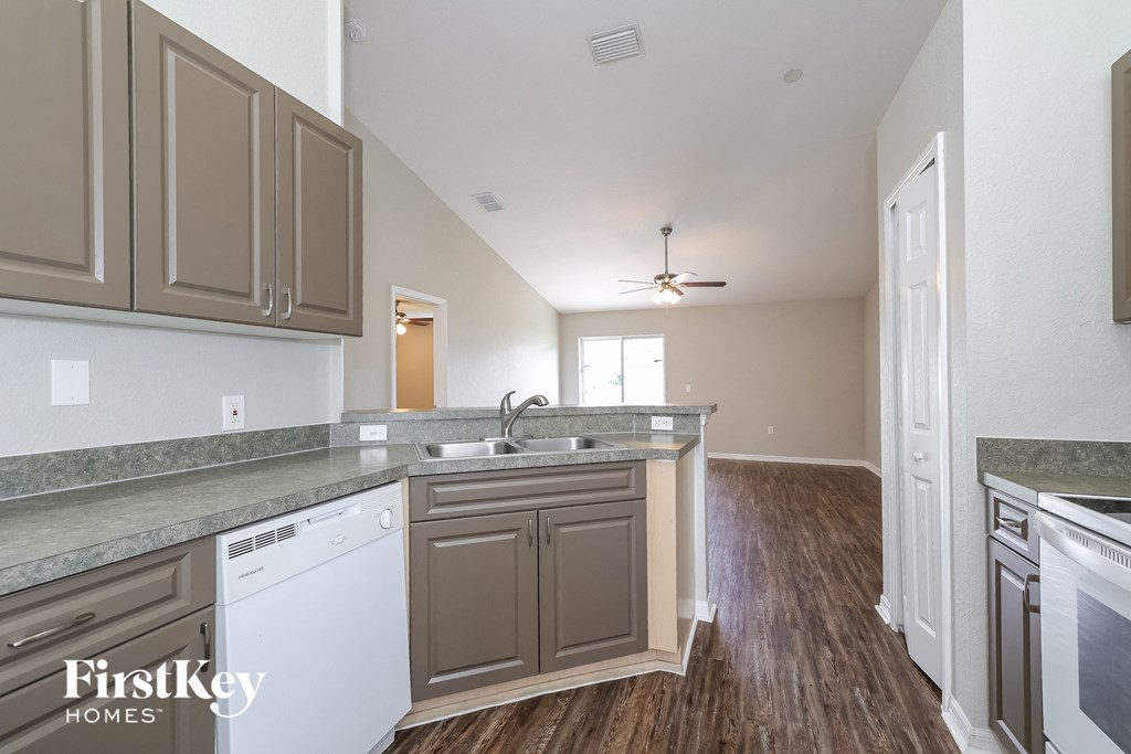 the kitchen is clean and ready for us to use