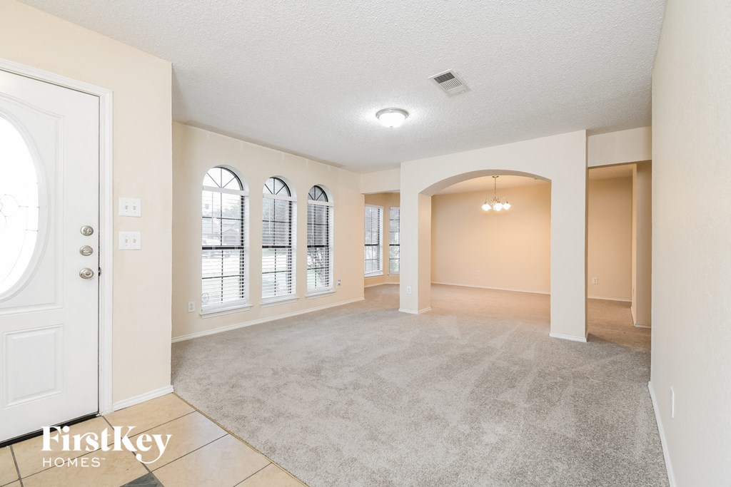 the living room and dining room are spacious and ready for you to use