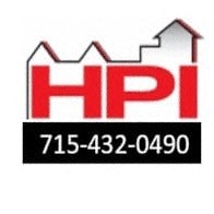 The image shows a logo with the letters "HPI" and a phone number "715-432-0490" below it.