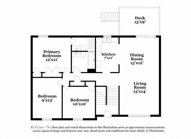 a floor plan of a house with a bedroom and a living room