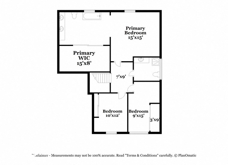 this is the floor plan for a bedroom apartment