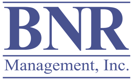The image is a logo of BNR Management, Inc.