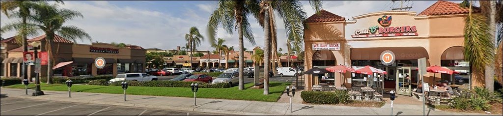 A Burger King restaurant is located in a shopping center.