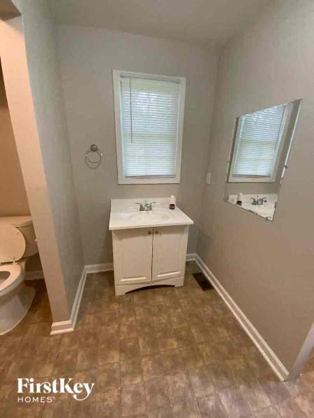 a small bathroom with a sink and a toilet