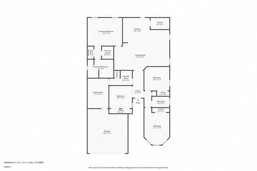 the floor plan of the residence at the preserve