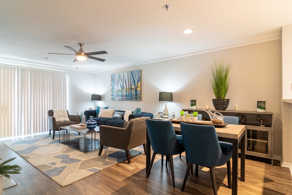 Dining Area and Living Room