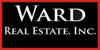 a black sign with the word ward real estate inc