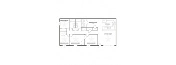 4 Bedrooms, 2 Bathrooms