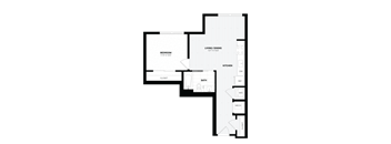 1 Bed/1 Bath JR-B9 East