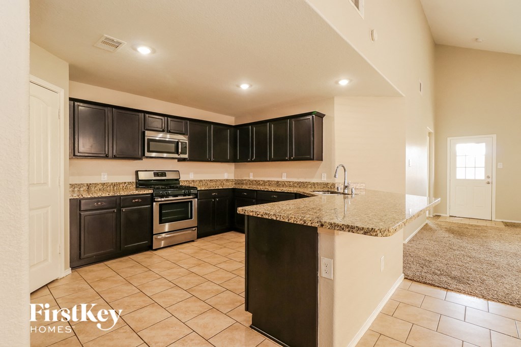 the kitchen is clean and ready for us to use