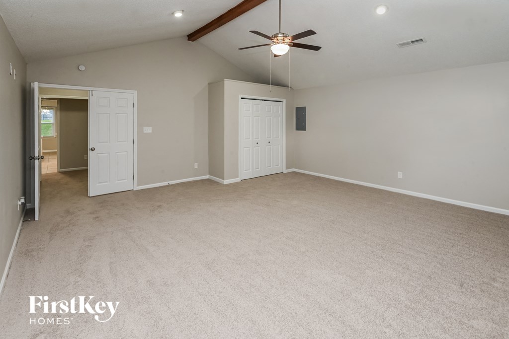 the living room is clean and ready for us to move in