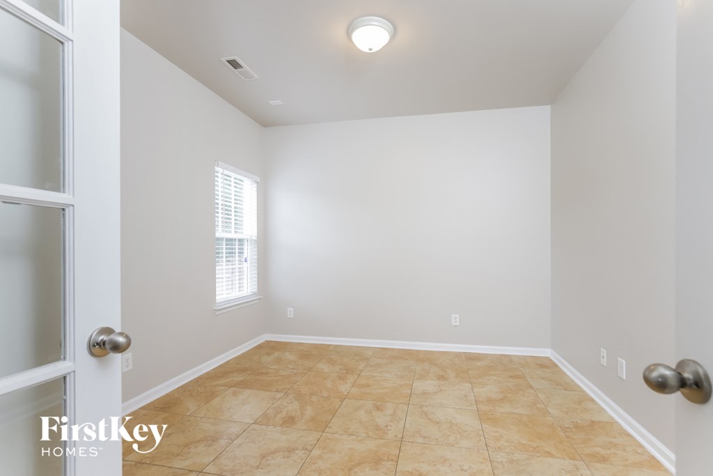 the living room is clean and ready to use