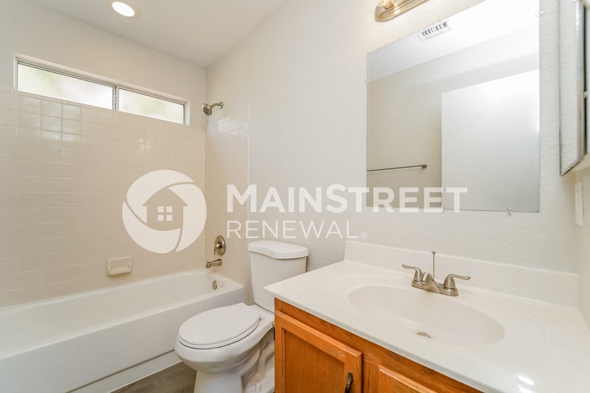 furnished bathroom for bedroom of a rentals apartment