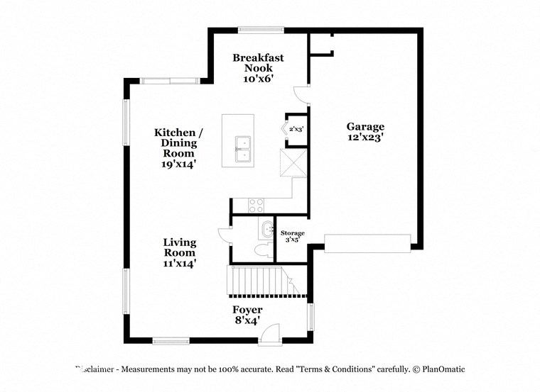 a floor plan of a house with bedrooms and a living room