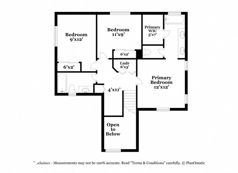 a floor plan of a house with an open floor plan