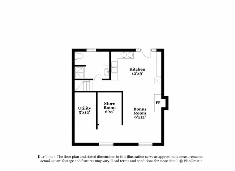 this plan is an approximation of our floor plan and may not be final