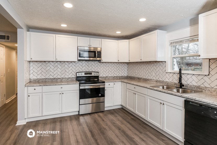 the kitchen is clean and ready for us to use